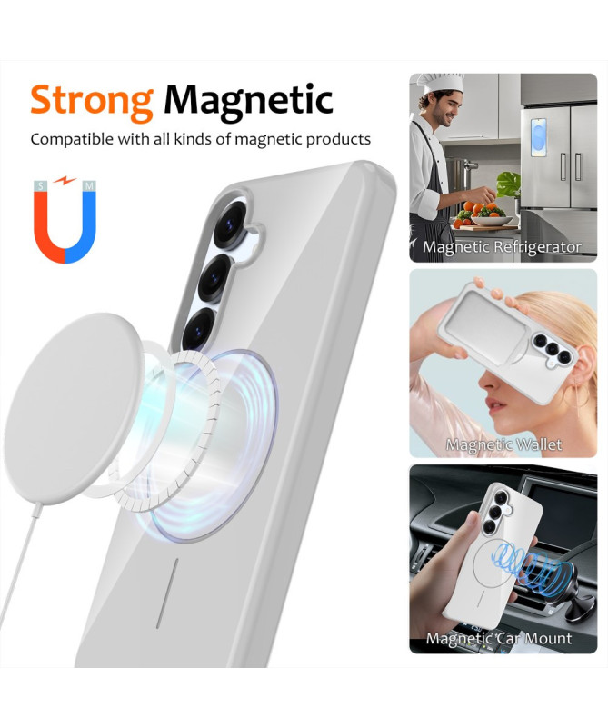 Coque Samsung Galaxy S25 Plus Magnétique avec Lanière