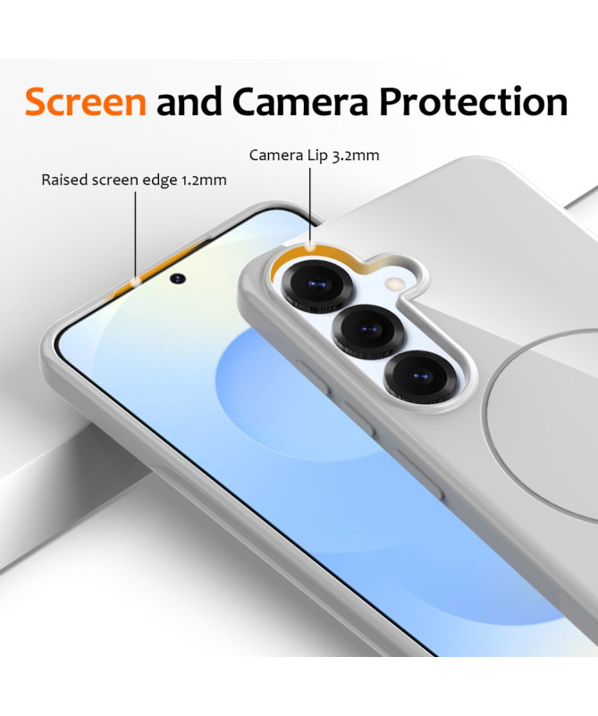 Coque Samsung Galaxy S25 Plus Magnétique avec Lanière
