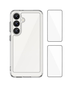 Coque Samsung Galaxy S25 Plus avec Verre Trempé | Cristalline