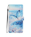 Housse Samsung Galaxy S25 Plus | Papillons Bleu Azur