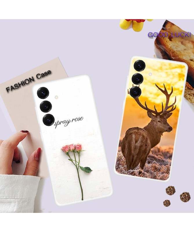 Coque Samsung Galaxy S25 Plus Cerf au lever du jour