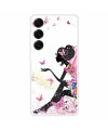 Coque Samsung Galaxy S25 Plus Femme Papillon
