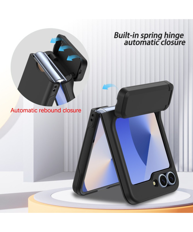 Coque Samsung Galaxy Z Flip 7 FE / Z Flip 6 Porte-Cartes et Béquille |