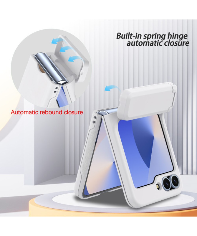 Coque Samsung Galaxy Z Flip 7 FE / Z Flip 6 Porte-Cartes et Béquille |