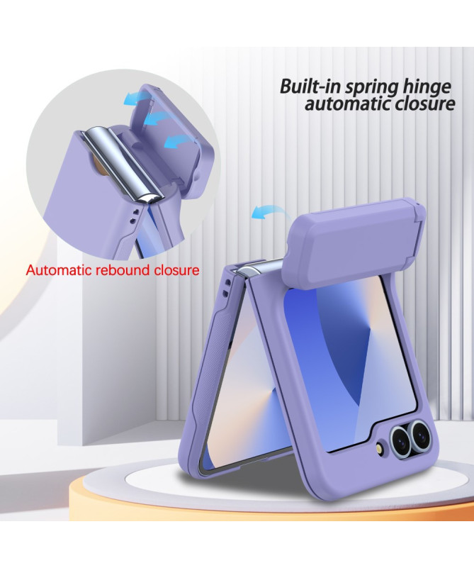 Coque Samsung Galaxy Z Flip 7 FE / Z Flip 6 Porte-Cartes et Béquille |