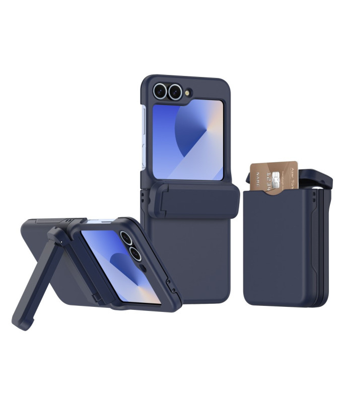 Coque Samsung Galaxy Z Flip 7 FE / Z Flip 6 Porte-Cartes et Béquille |