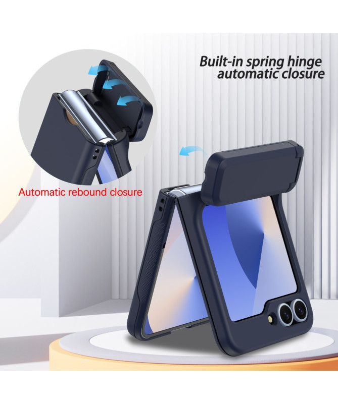 Coque Samsung Galaxy Z Flip 7 FE / Z Flip 6 Porte-Cartes et Béquille |