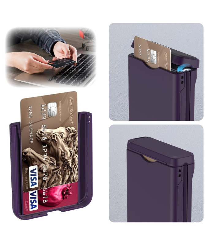 Coque Samsung Galaxy Z Flip 7 FE / Z Flip 6 Porte-Cartes et Béquille |