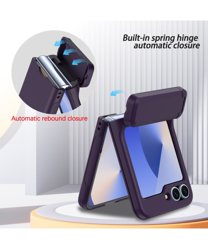 Coque Samsung Galaxy Z Flip 7 FE / Z Flip 6 Porte-Cartes et Béquille |