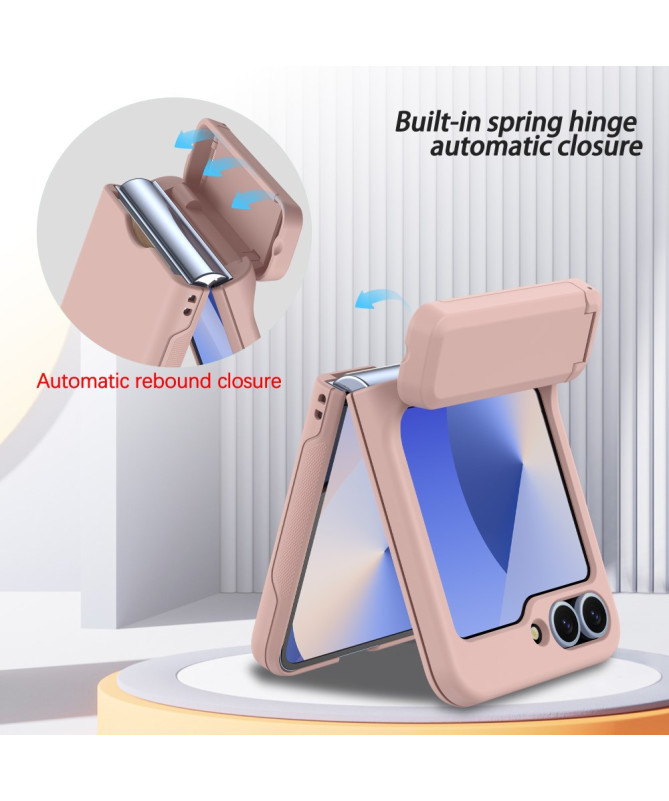 Coque Samsung Galaxy Z Flip 7 FE / Z Flip 6 Porte-Cartes et Béquille |