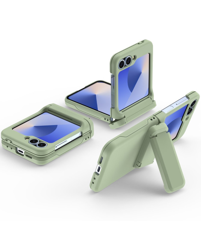 Coque Samsung Galaxy Z Flip 7 FE / Z Flip 6 Porte-Cartes et Béquille |