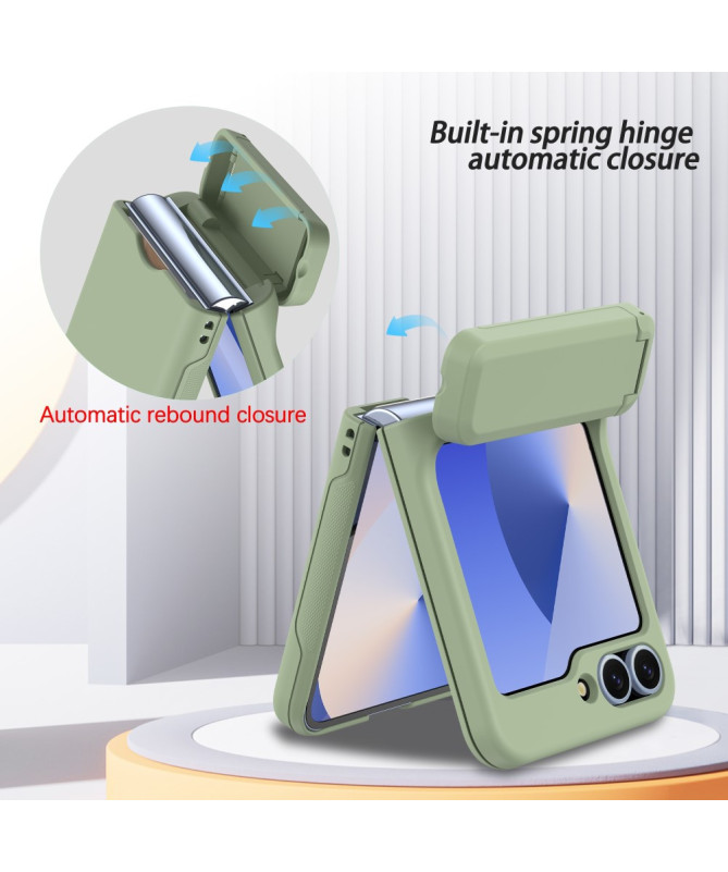 Coque Samsung Galaxy Z Flip 7 FE / Z Flip 6 Porte-Cartes et Béquille |