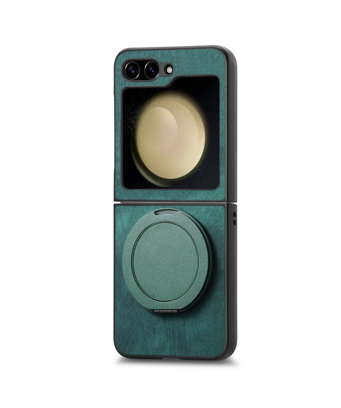 Coque Samsung Galaxy Z Flip 7 FE / Z Flip 6 avec Anneau Rotatif Effet 