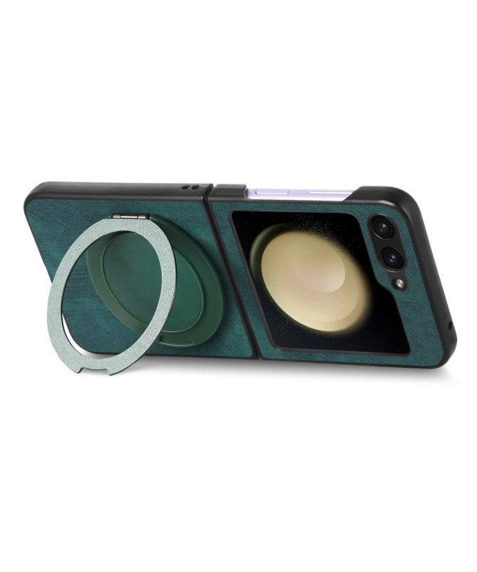 Coque Samsung Galaxy Z Flip 7 FE / Z Flip 6 avec Anneau Rotatif Effet 