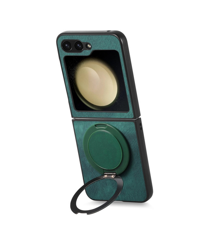 Coque Samsung Galaxy Z Flip 7 FE / Z Flip 6 avec Anneau Rotatif Effet 