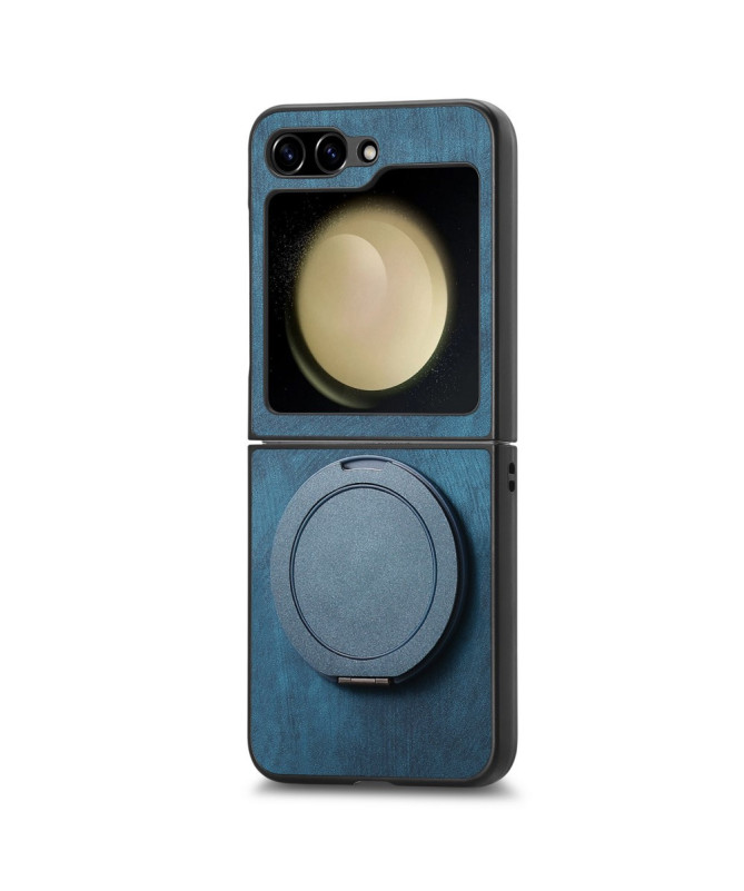 Coque Samsung Galaxy Z Flip 7 FE / Z Flip 6 avec Anneau Rotatif Effet 