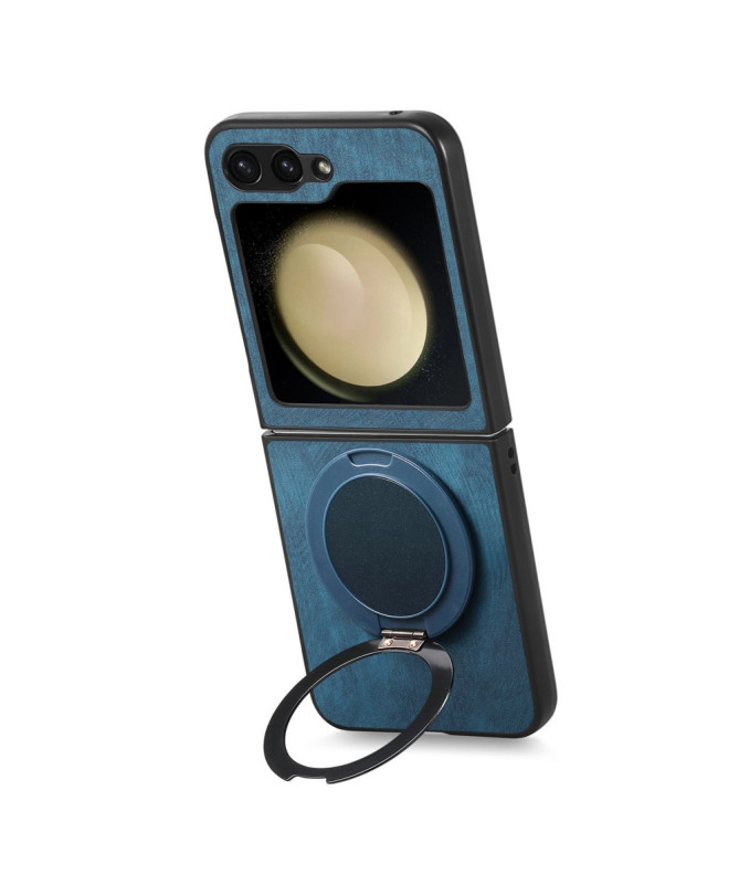 Coque Samsung Galaxy Z Flip 7 FE / Z Flip 6 avec Anneau Rotatif Effet 