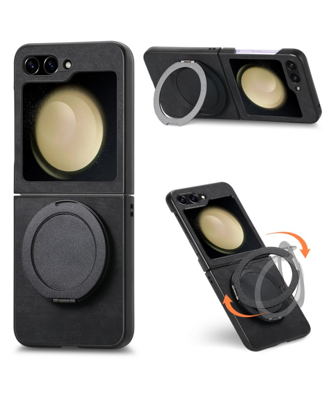 Coque Samsung Galaxy Z Flip 7 FE / Z Flip 6 avec Anneau Rotatif Effet 