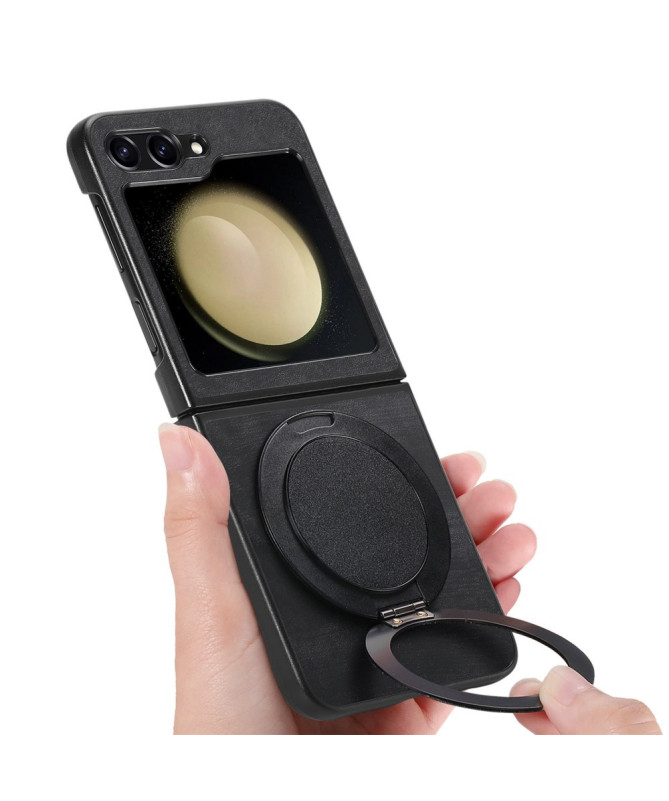 Coque Samsung Galaxy Z Flip 7 FE / Z Flip 6 avec Anneau Rotatif Effet 