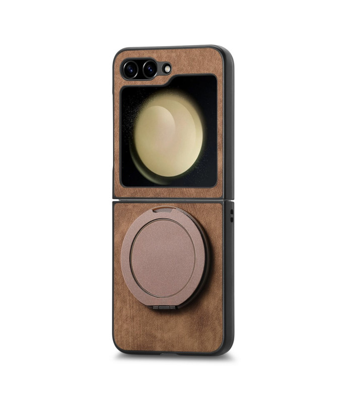 Coque Samsung Galaxy Z Flip 7 FE / Z Flip 6 avec Anneau Rotatif Effet 