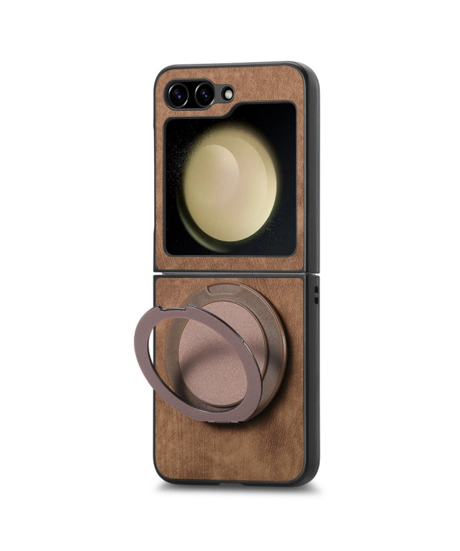 Coque Samsung Galaxy Z Flip 7 FE / Z Flip 6 avec Anneau Rotatif Effet 