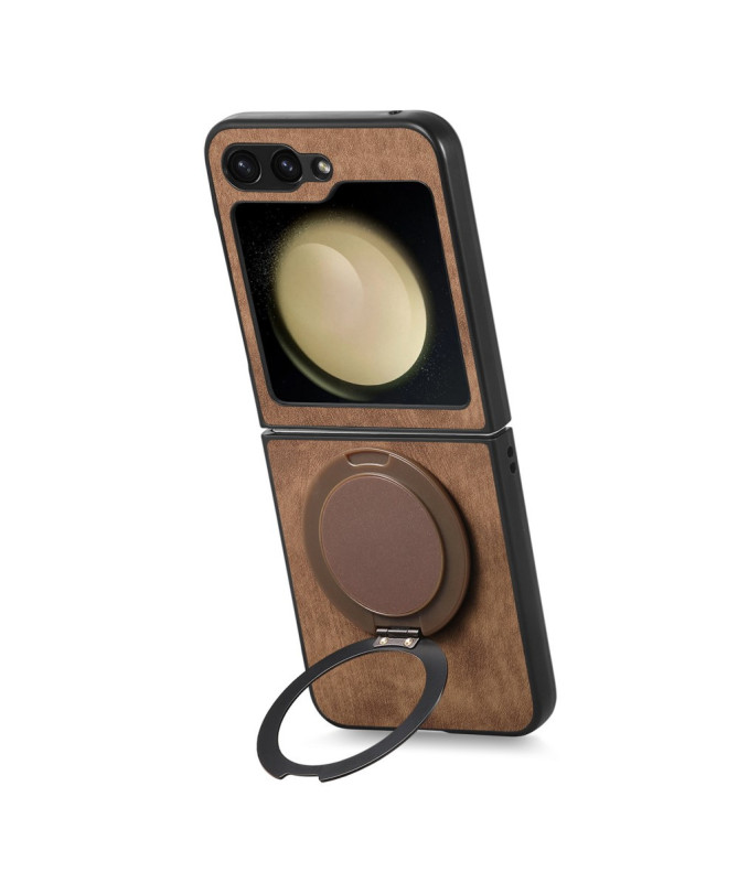 Coque Samsung Galaxy Z Flip 7 FE / Z Flip 6 avec Anneau Rotatif Effet 