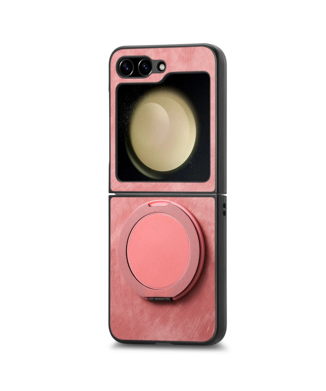 Coque Samsung Galaxy Z Flip 7 FE / Z Flip 6 avec Anneau Rotatif Effet 