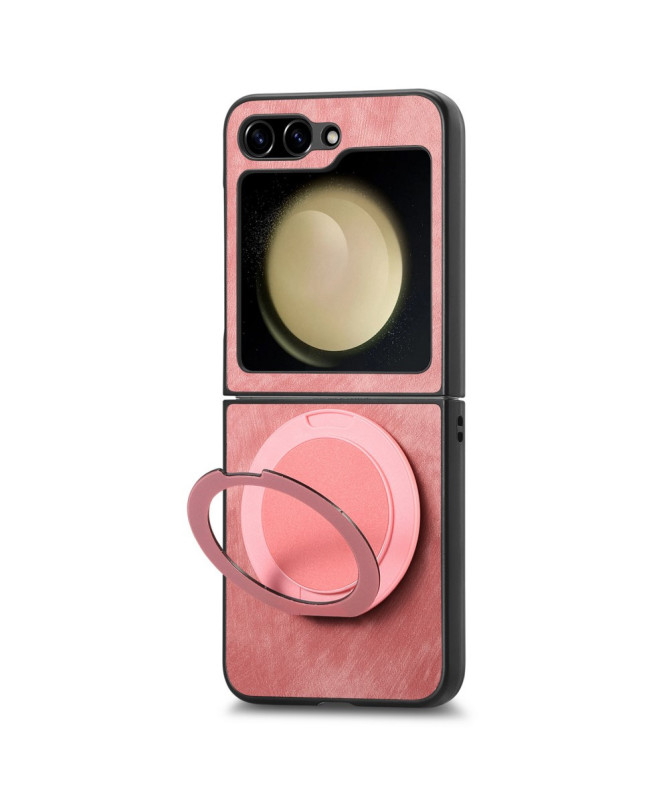 Coque Samsung Galaxy Z Flip 7 FE / Z Flip 6 avec Anneau Rotatif Effet 