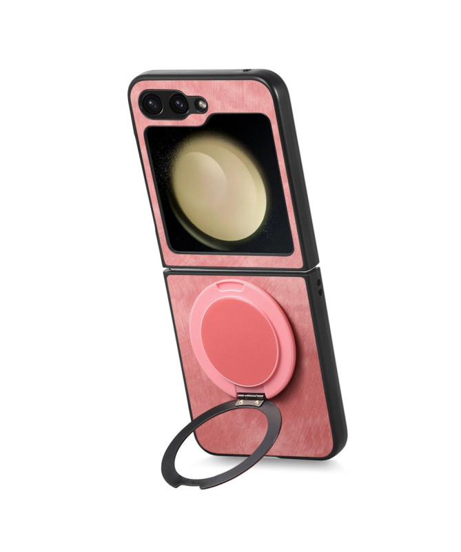 Coque Samsung Galaxy Z Flip 7 FE / Z Flip 6 avec Anneau Rotatif Effet 