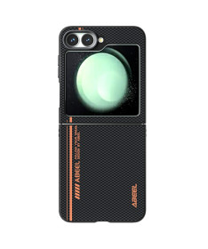 Coque Samsung Galaxy Z Flip 6 Racing Noir et Orange