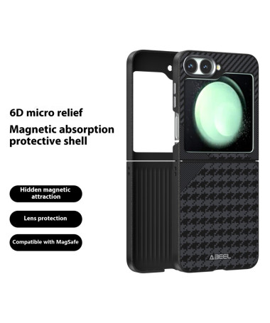 Coque Samsung Galaxy Z Flip 7 FE / Z Flip 6 Motif Pied-de-Poule