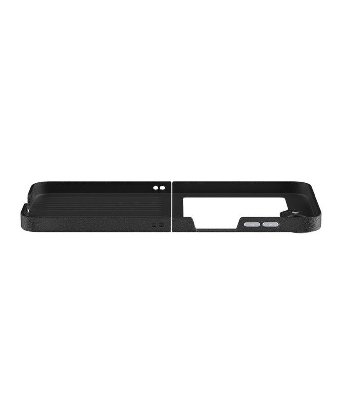Coque Samsung Galaxy Z Flip 7 FE / Z Flip 6 Motif Pied-de-Poule Magnét