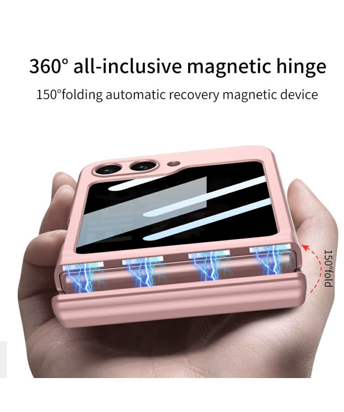 Coque Samsung Galaxy Z Flip 7 FE / Z Flip 6 Anti-Espion avec Charnière