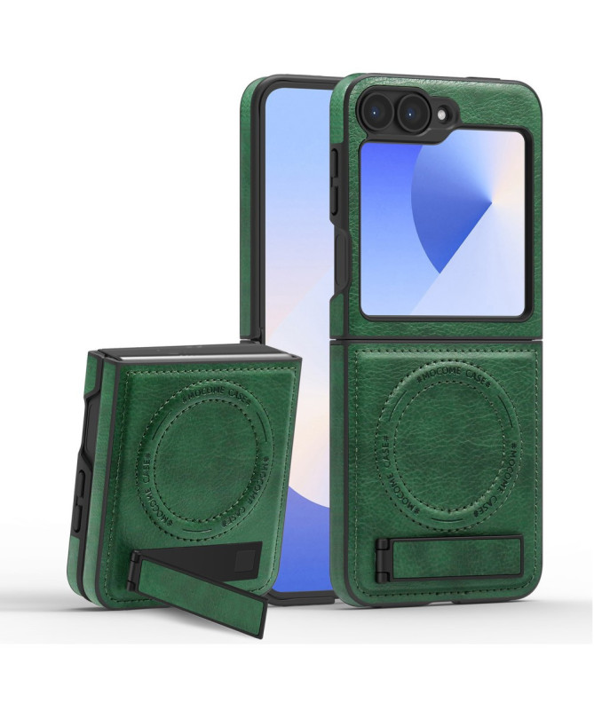 Coque Samsung Galaxy Z Flip 6 / Z Flip 7 FE en Similicuir avec Support