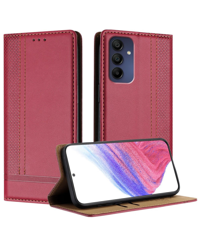 Housse Samsung Galaxy A16 (4G/5G) Lignes Structurées avec Porte-Cartes