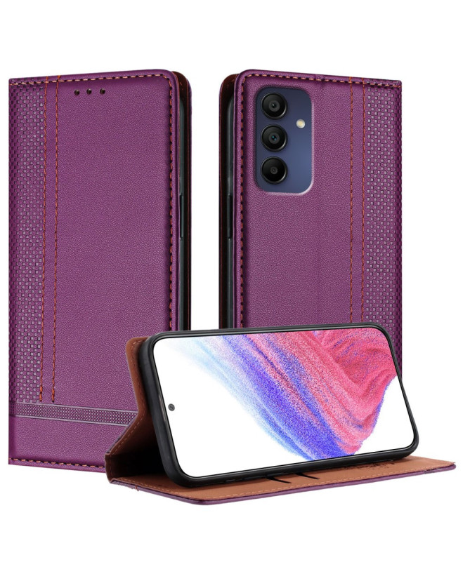 Housse Samsung Galaxy A16 (4G/5G) Lignes Structurées avec Porte-Cartes