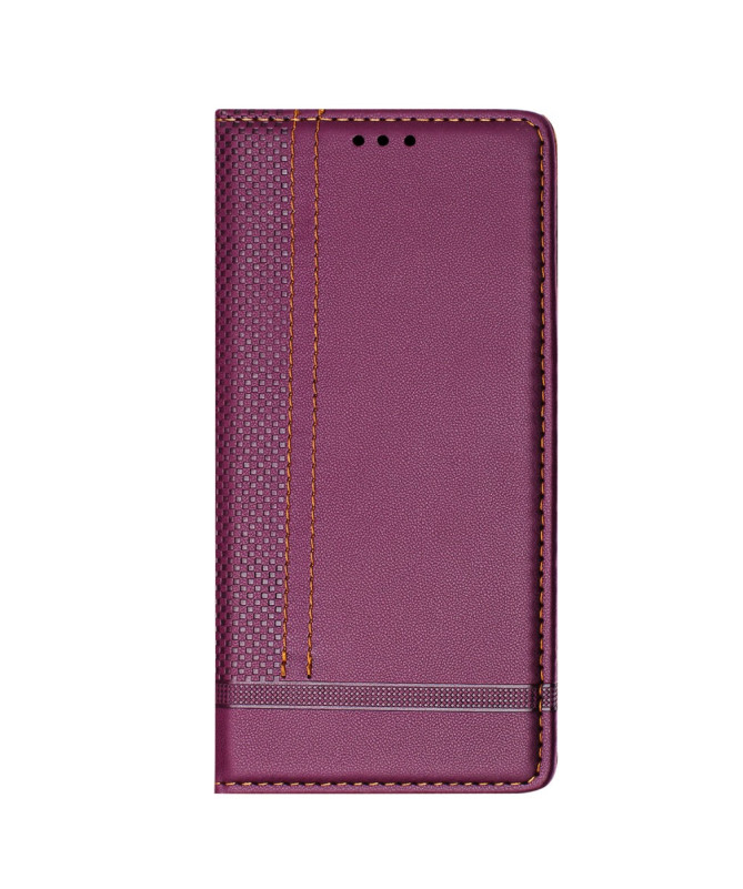 Housse Samsung Galaxy A16 (4G/5G) Lignes Structurées avec Porte-Cartes