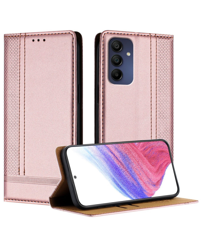 Housse Samsung Galaxy A16 (4G/5G) Lignes Structurées avec Porte-Cartes