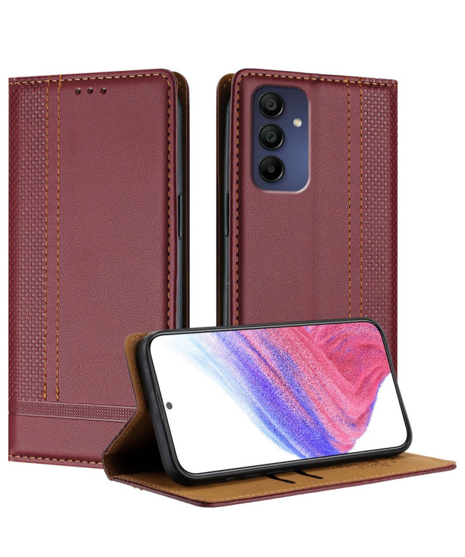 Housse Samsung Galaxy A16 (4G/5G) Lignes Structurées avec Porte-Cartes