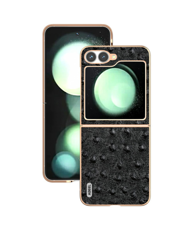 Coque Samsung Galaxy Z Flip 7 FE / Z Flip 6 texture autruche | VELKYN