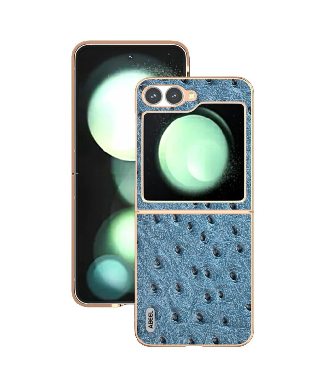 Coque Samsung Galaxy Z Flip 7 FE / Z Flip 6 texture autruche | VELKYN