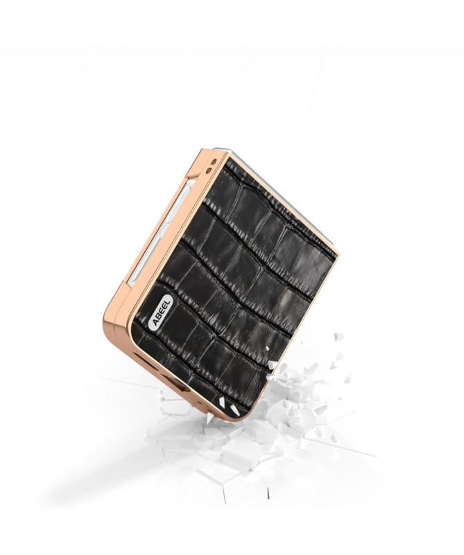 Coque Samsung Galaxy Z Flip 7 FE / Z Flip 6 texture croco | RAKAN
