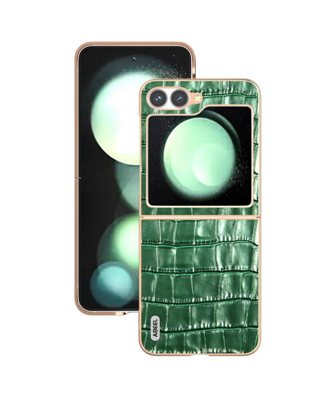 Coque Samsung Galaxy Z Flip 7 FE / Z Flip 6 texture croco | RAKAN