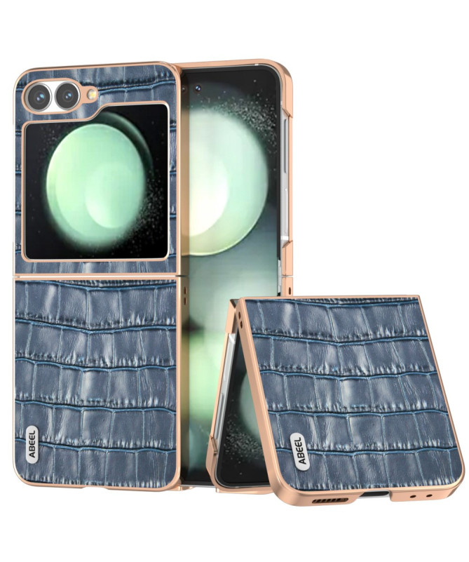 Coque Samsung Galaxy Z Flip 7 FE / Z Flip 6 texture croco | RAKAN