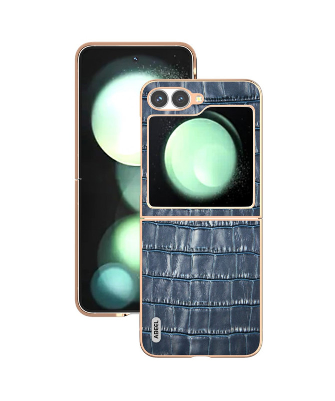 Coque Samsung Galaxy Z Flip 7 FE / Z Flip 6 texture croco | RAKAN