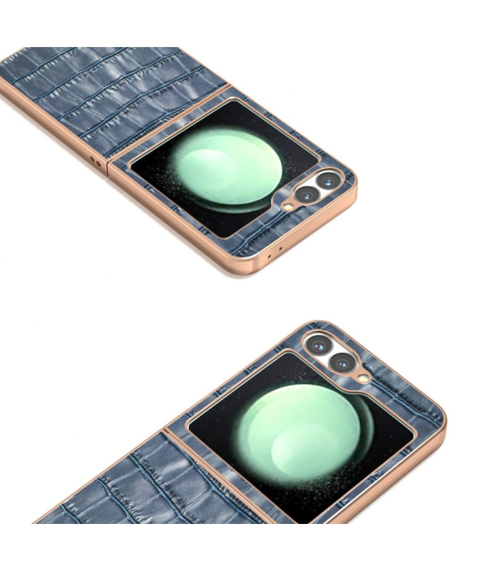 Coque Samsung Galaxy Z Flip 7 FE / Z Flip 6 texture croco | RAKAN