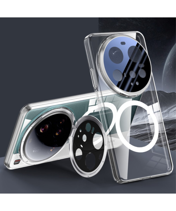 Coque Xiaomi 15 Ultra transparente MagSafe avec support | AEROLENS