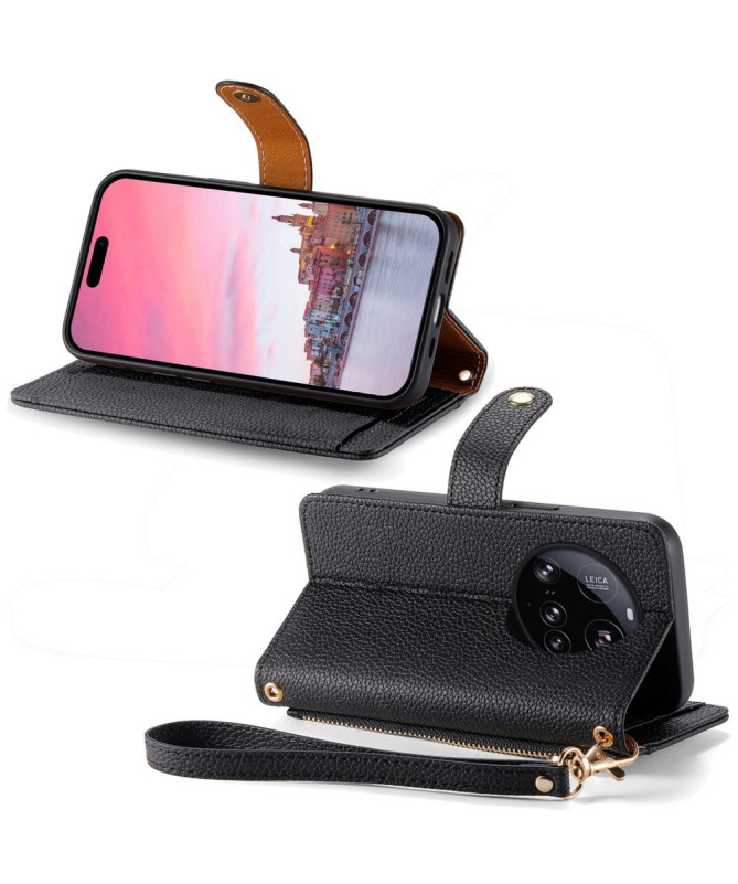 Housse Xiaomi 15 Ultra portefeuille zippée | VEENA