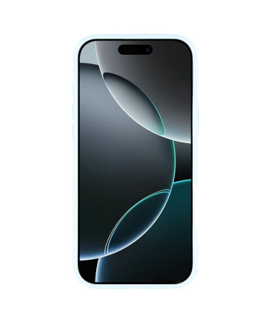 Coque iPhone 16 Pro Transparent & Strass | SparklyLine Bleu clair - photo 23
