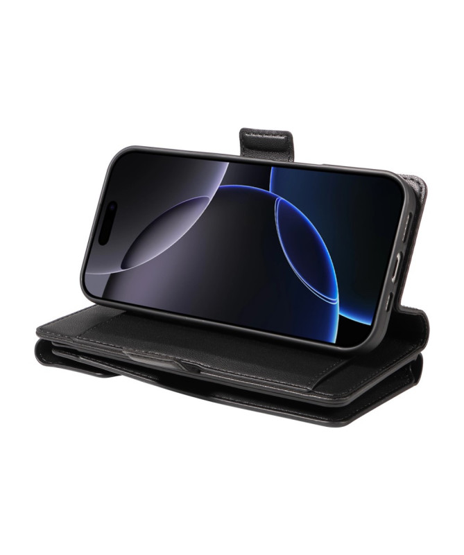 Housse iPhone 16 Pro Portefeuille Nomade à Lanière